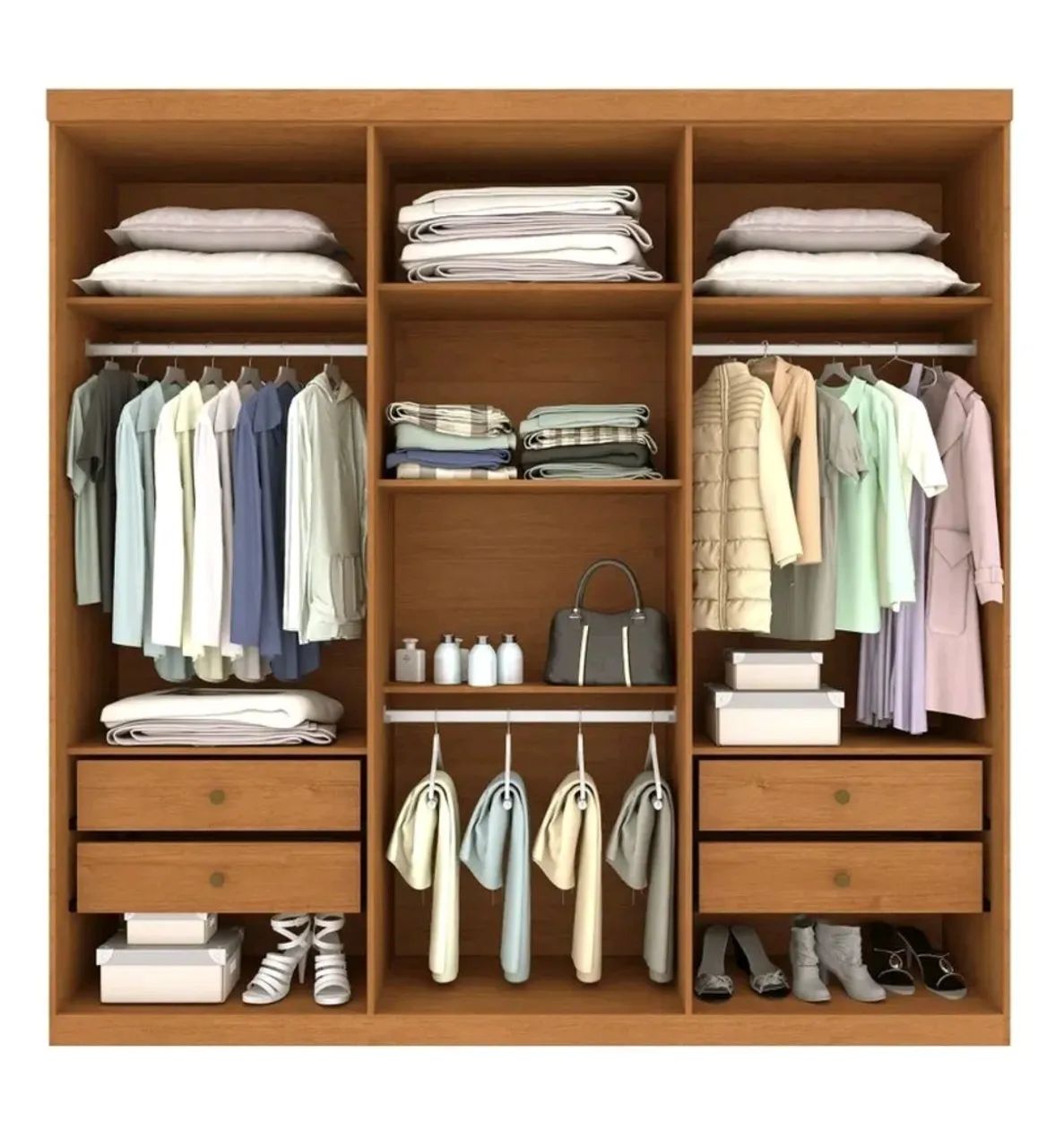Guarda roupa casal 6 portas tcil  - Foto 2
