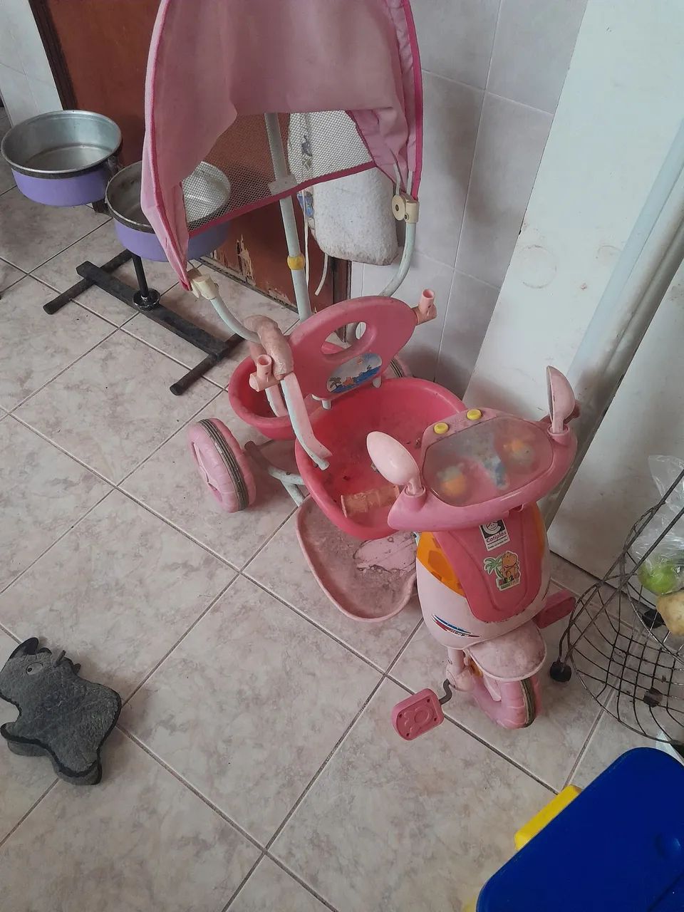 Triciclo Infantil Rosa - Foto 2