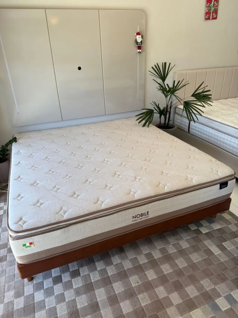 Colchão KING + BASE BOX SLIM TOP - Entrego! - Foto 4