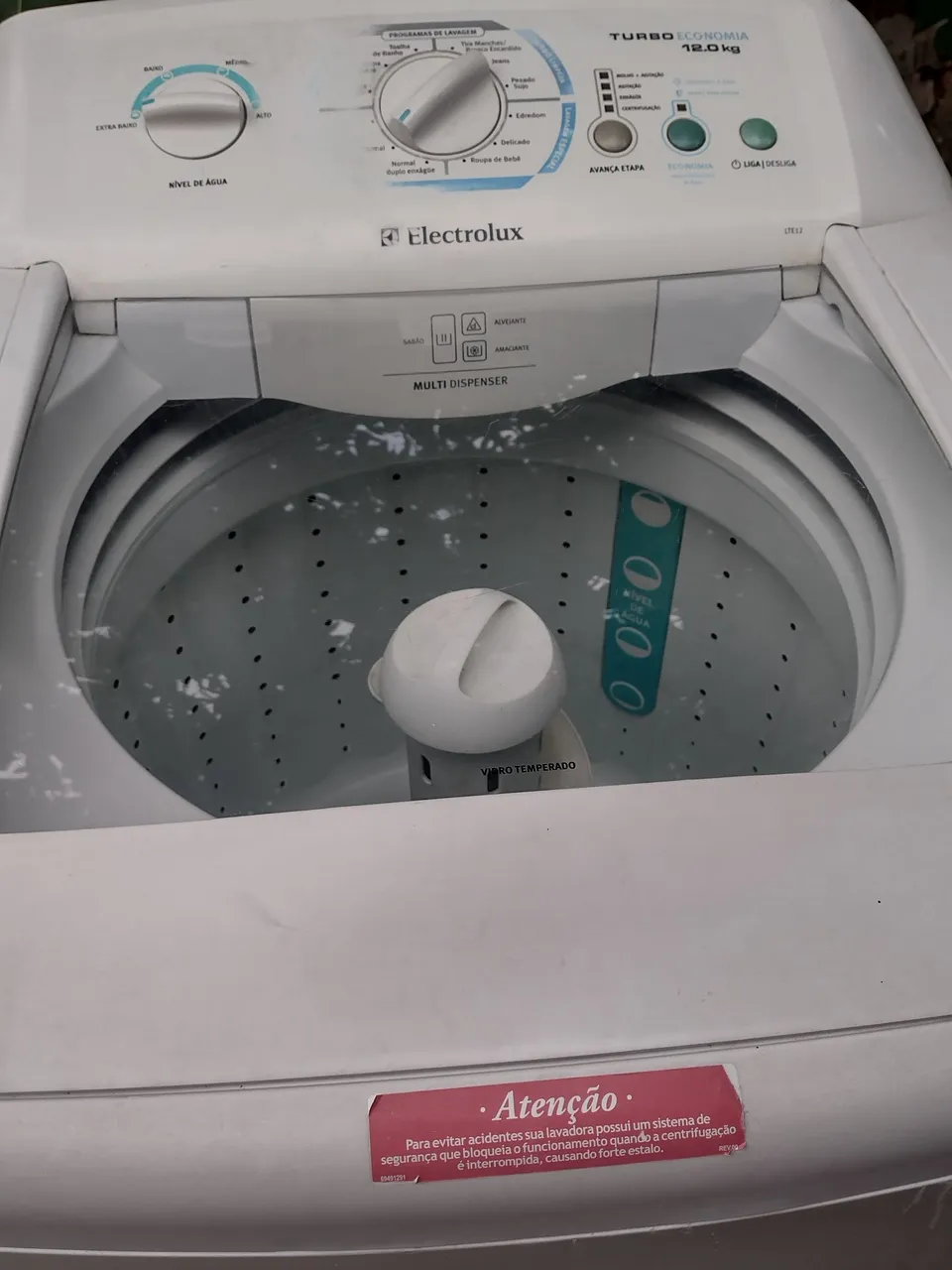 Máquina lavar roupa 12kg Electrolux funcionando perfeitamente com garantia