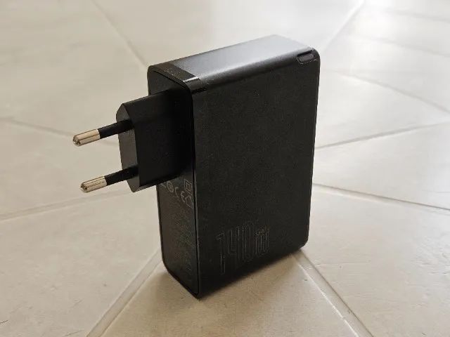 Carregador Baseus 140W GaN USB-C PD 3.1 e USB-A - Foto 2