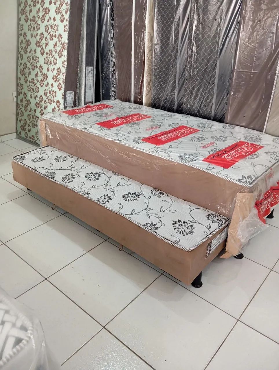 Cama Box solteiro conjugada com auxiliar de Qualidade - Foto 2