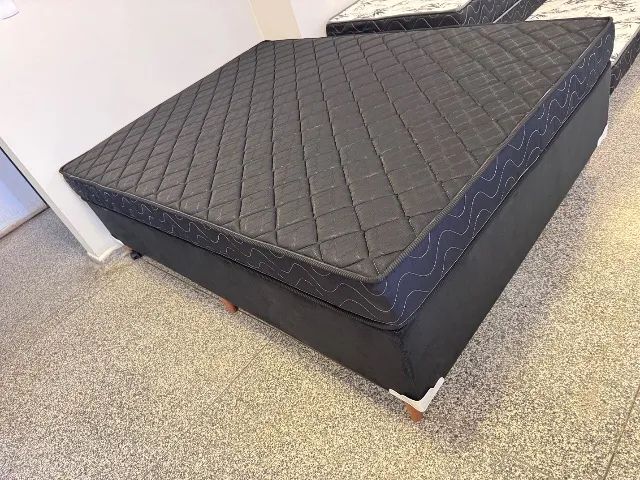 CAMA COM COLCHÃO D33 SELADO BOX NOVO