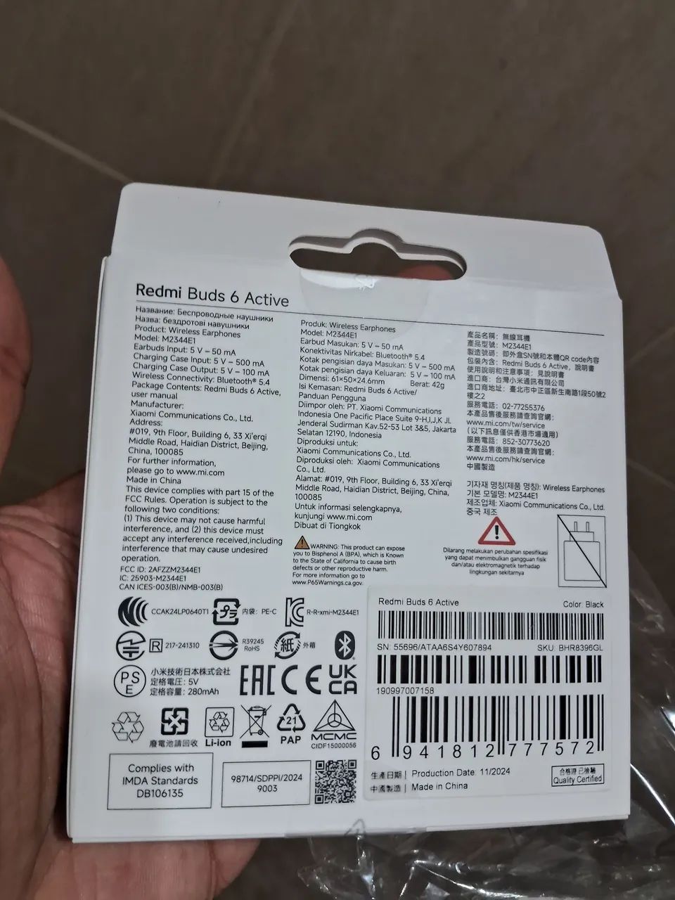 XIAOMI REDMI BUDS 6 ACTIVE  - Foto 5