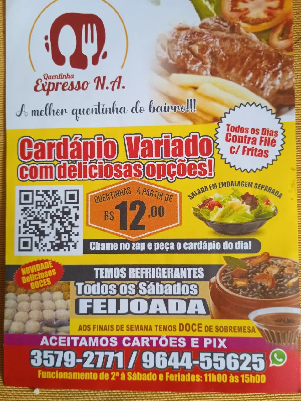 Cozinheira é auxiliar 