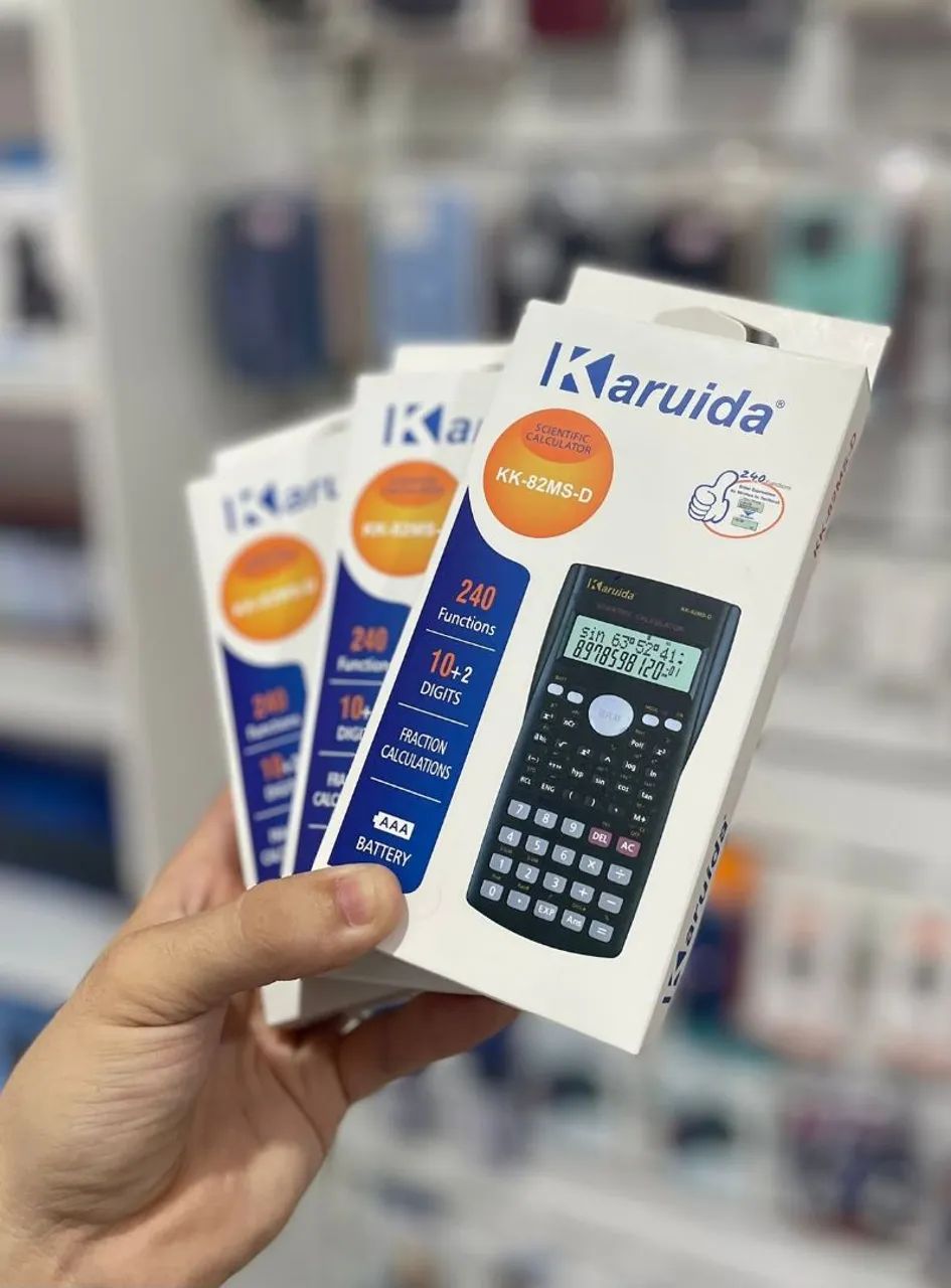 Calculadora Científica completo - vai com pilhas (entregamos)