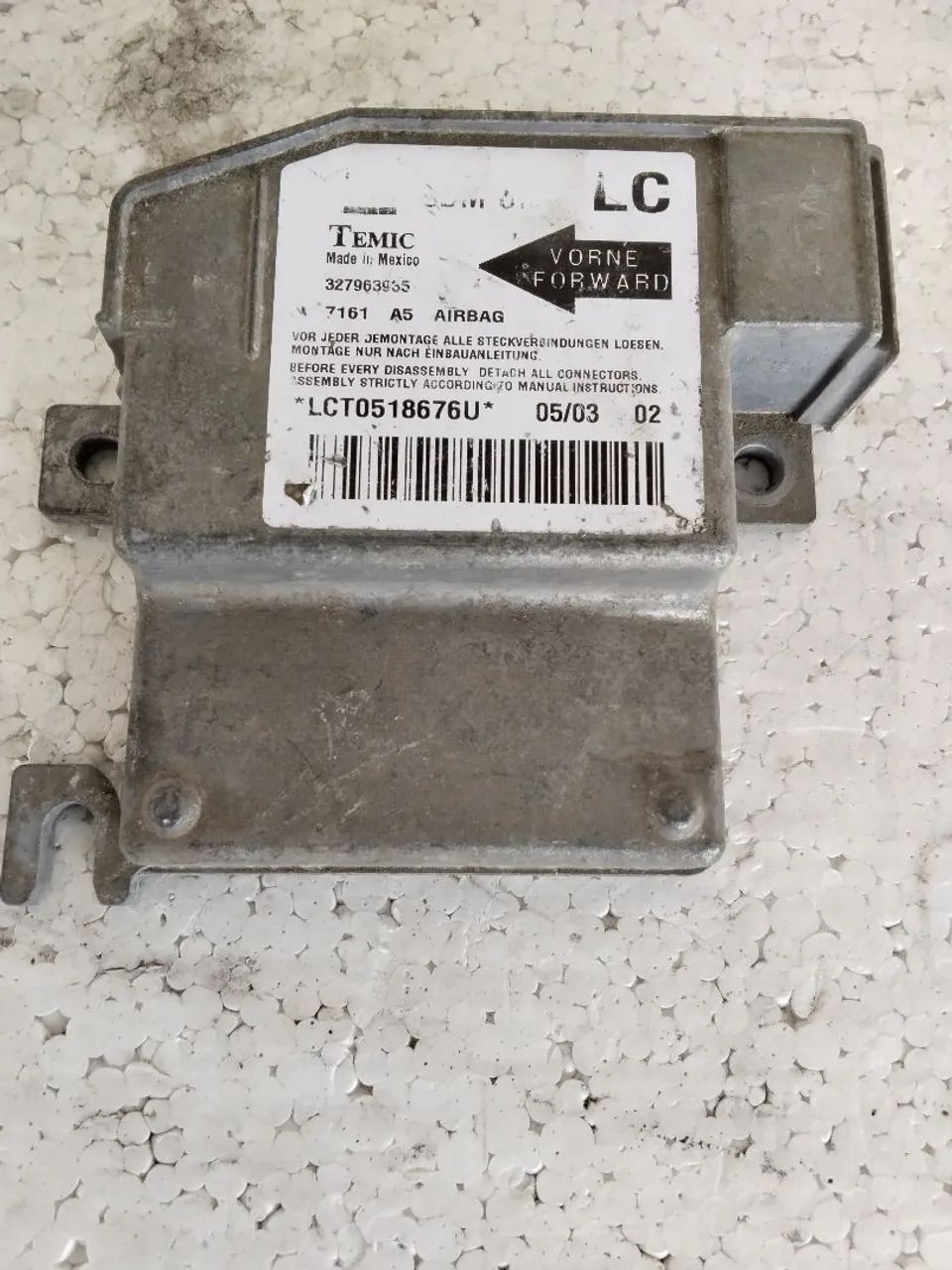 Modulo airbag gm Corsa.        24439954  - Foto 4