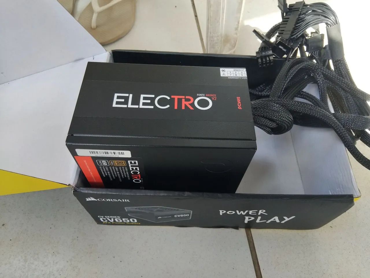 Fonte corsair Até CV650W 