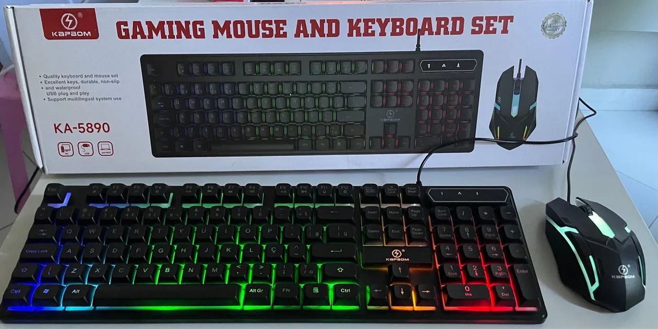Kit Teclado e Mouse Gamer RGB M300 - 20% OFF - Foto 3