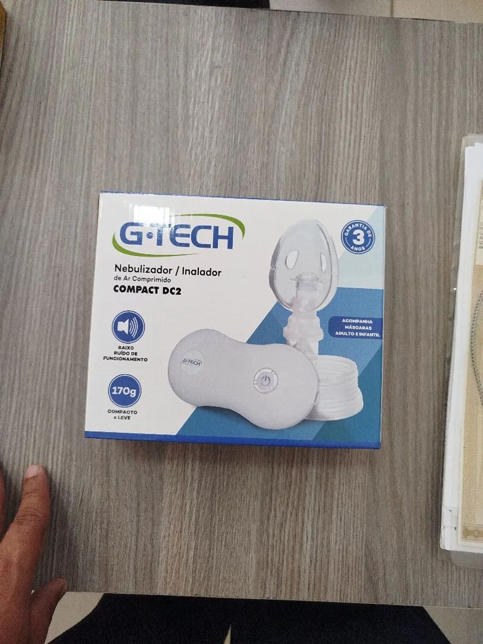 Nebulizador inalador de ar comprimido-G-Tech 