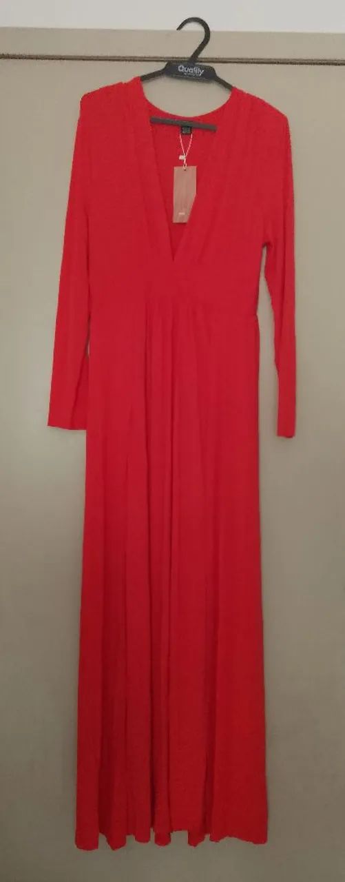 Vestido longo Vermelho 
