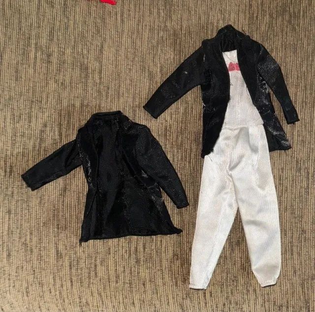 Terno Completo + Blazer Para Boneco Ken - Vintage Bom Estado