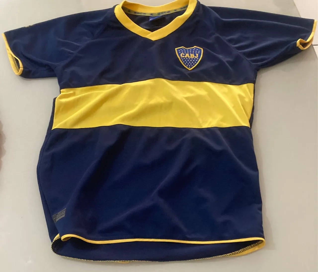 Camisa Boca Juniors - tamanho 12 - seminovo