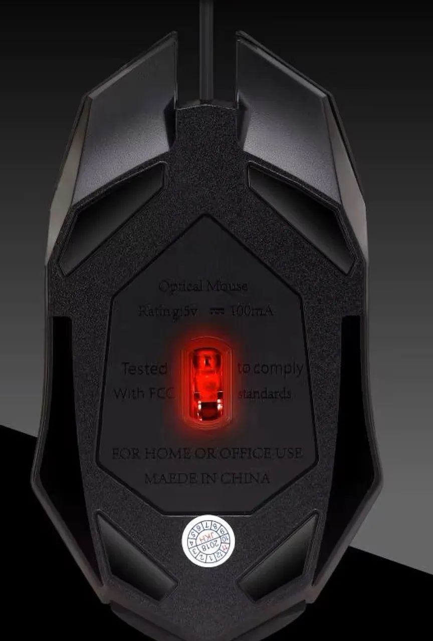Mouse para computador desktop e laptop, USB Backlit Mouse, mais recente, alta qualidade - Foto 3