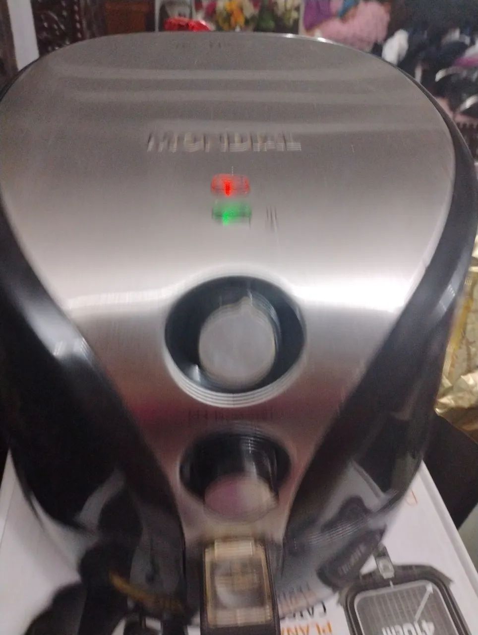 Fritadeira Elétrica Air Fryer Mondial Premium  1500W - Foto 4