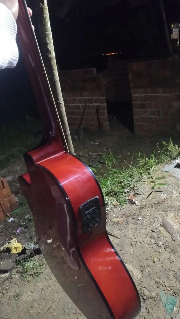 Violão Acústico Vermelho