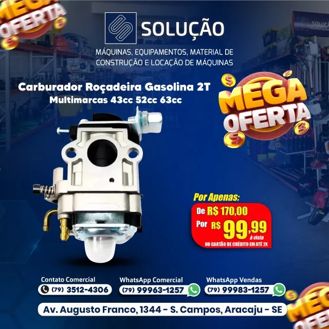 CARBURADOR PARA ROÇADEIRAS IMPORTADAS