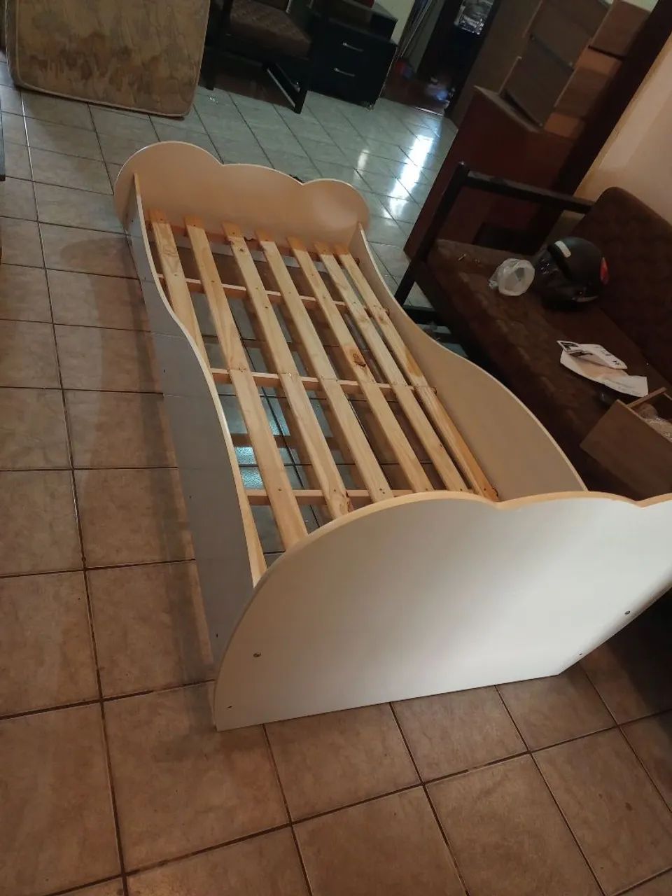  Uma Cama Infantil Nuvem mdf de 90 nova - Foto 3