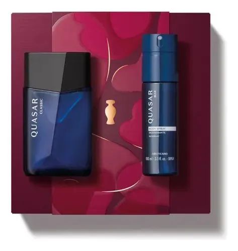 Kit Perfume Masculino Quasar Classic