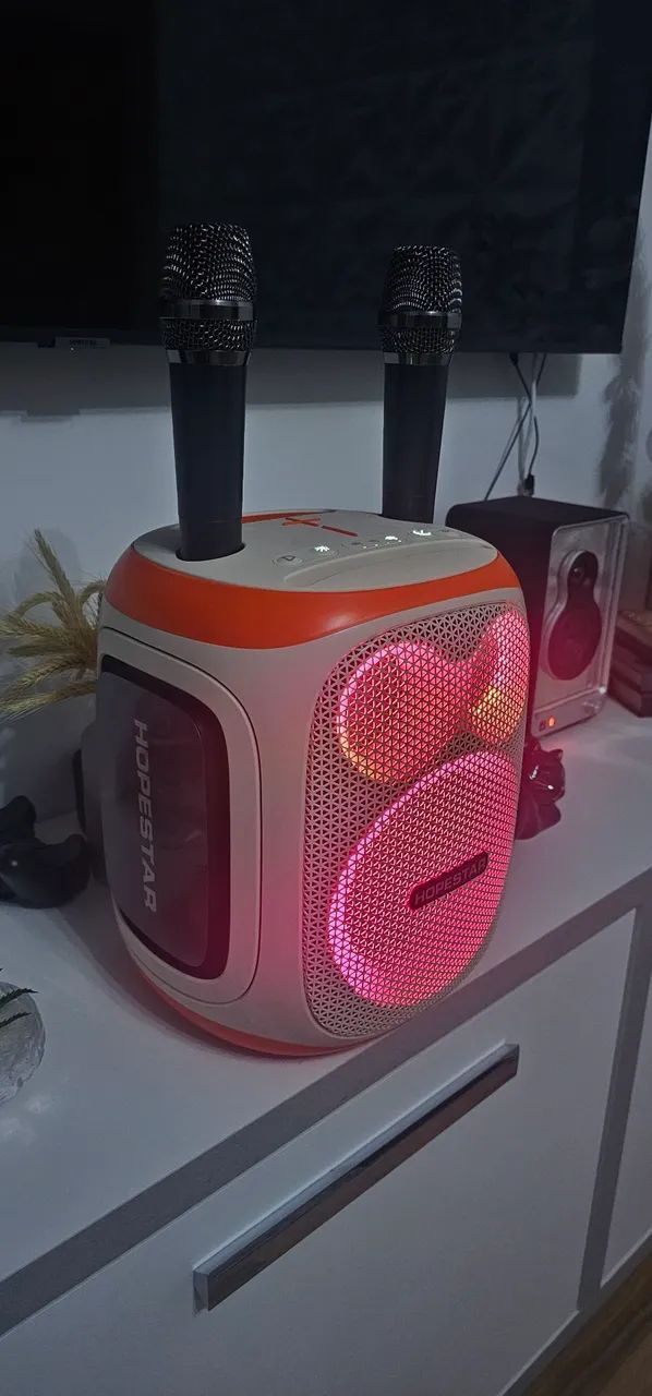 Caixa de som Bluetooth e Karaokê 64220040117891124