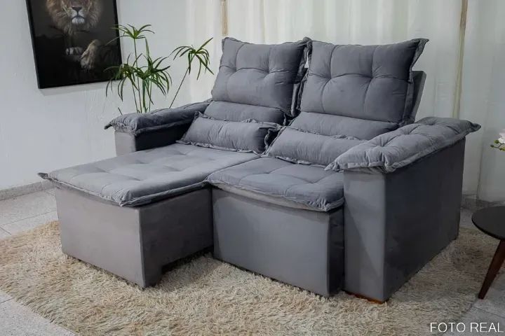 sala sofa retratil e reclinavel sem caixa  - Foto 2