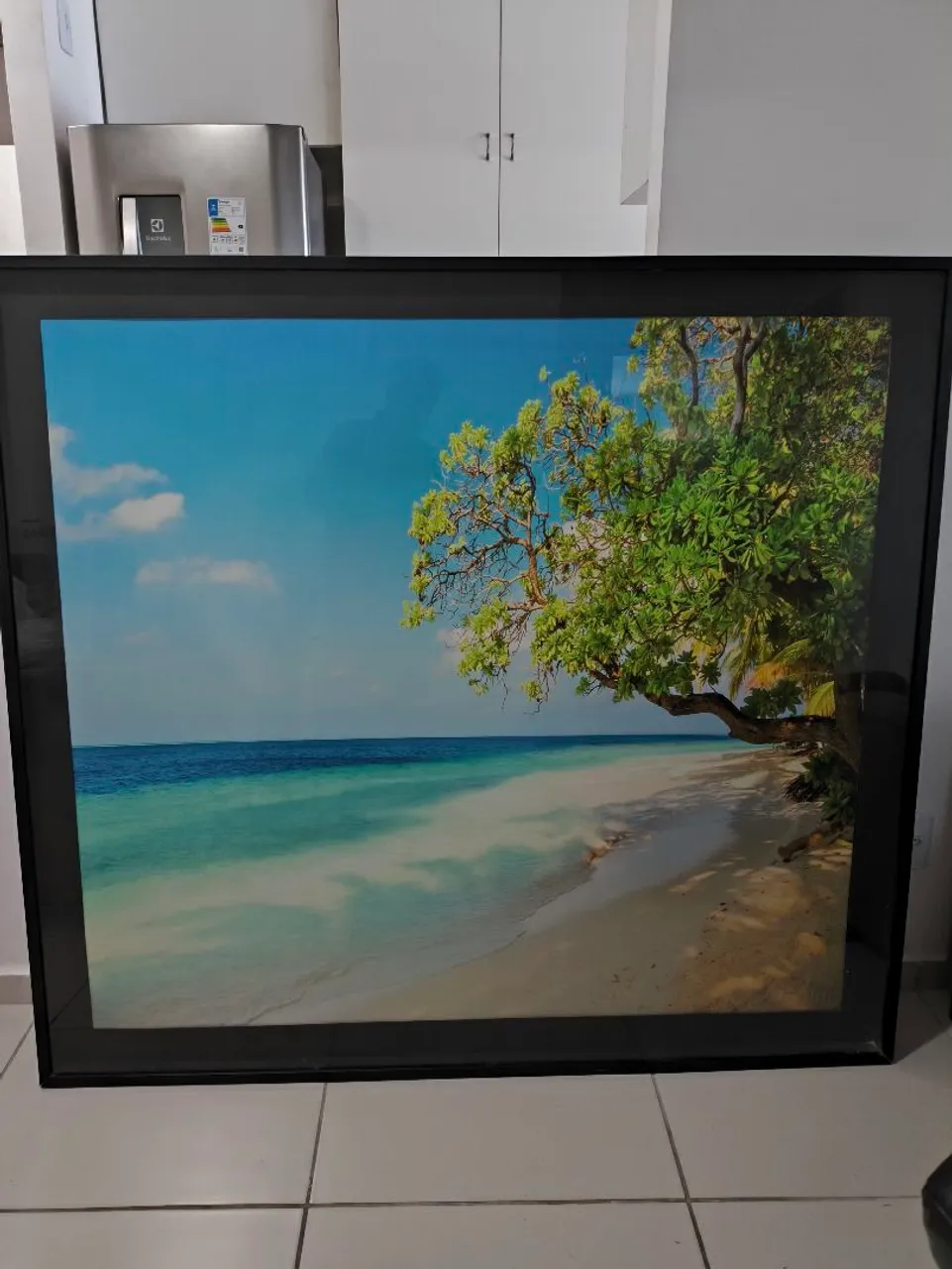 Quadro Decorativo Praia Tropical
