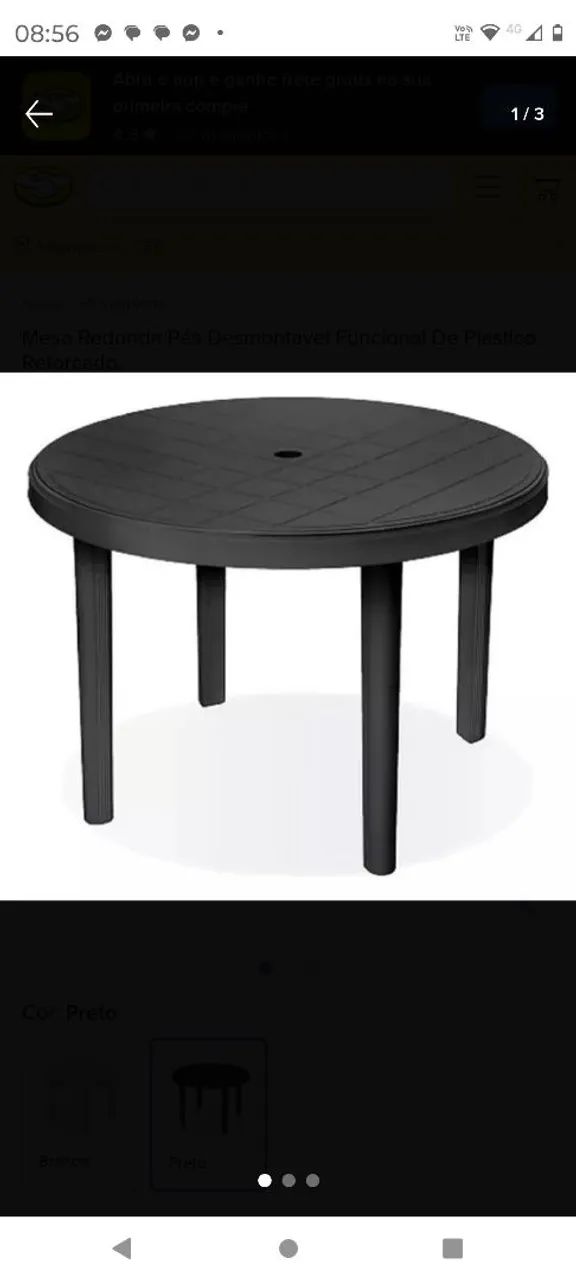 Mesa plástica  - Foto 2