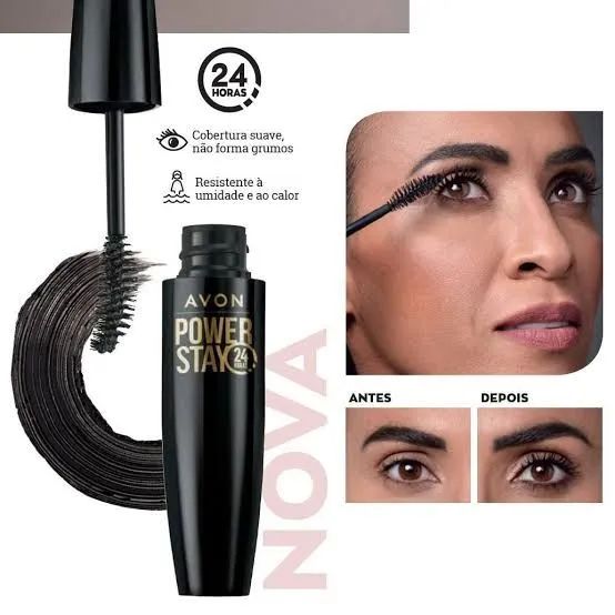 Rilmel Avon POWER STAY 24hs " Preto " - Foto 2