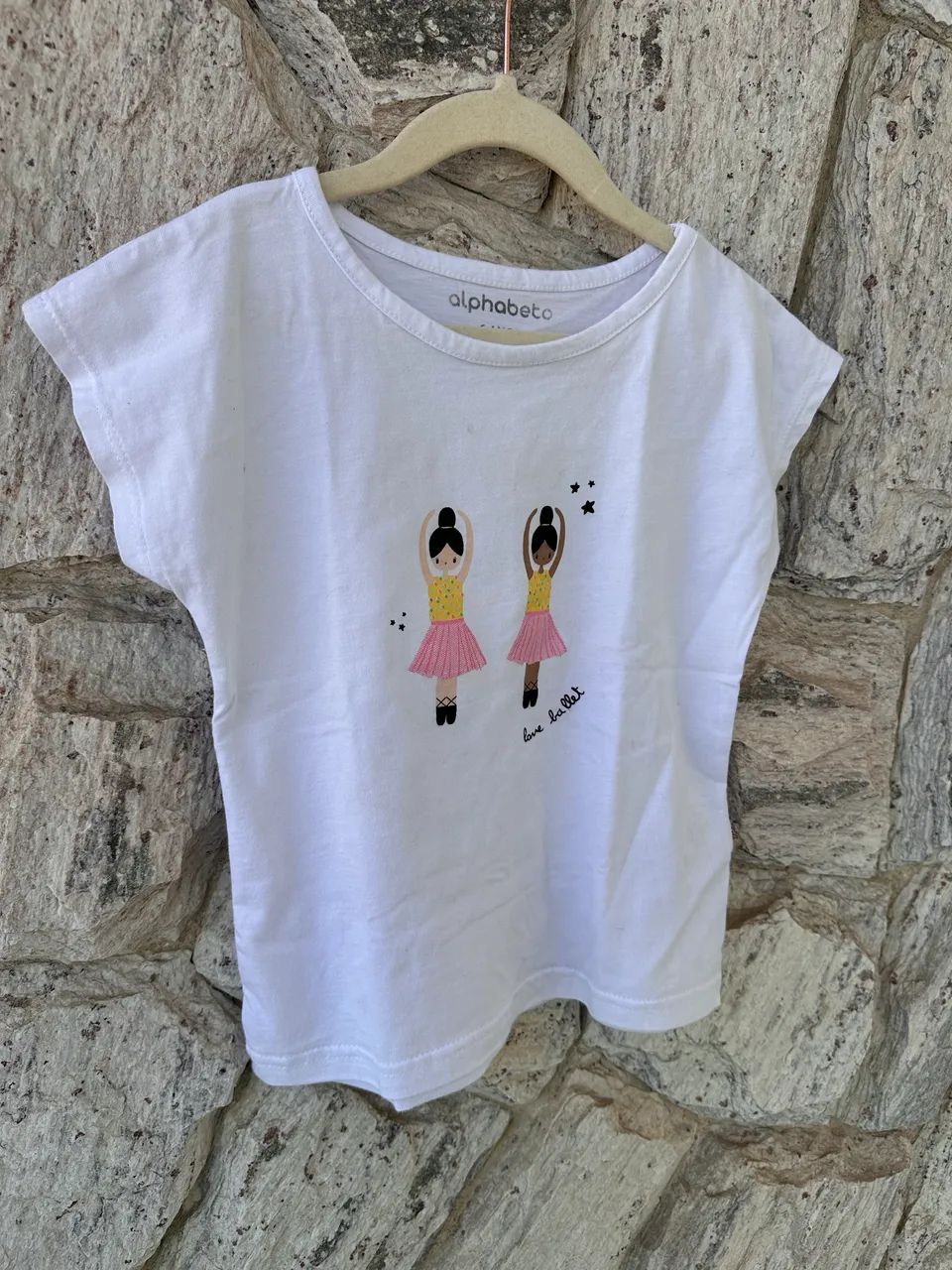 Blusa infantil Love Ballet Alphabeto - Foto 2