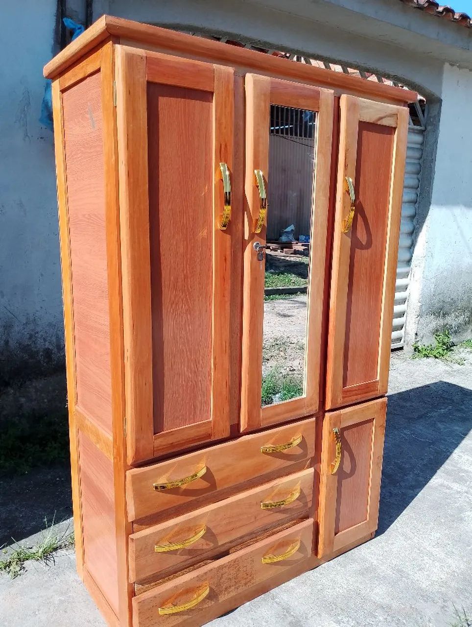 GUARDA ROUPA DE 3 PORTAS NOVO - Foto 4