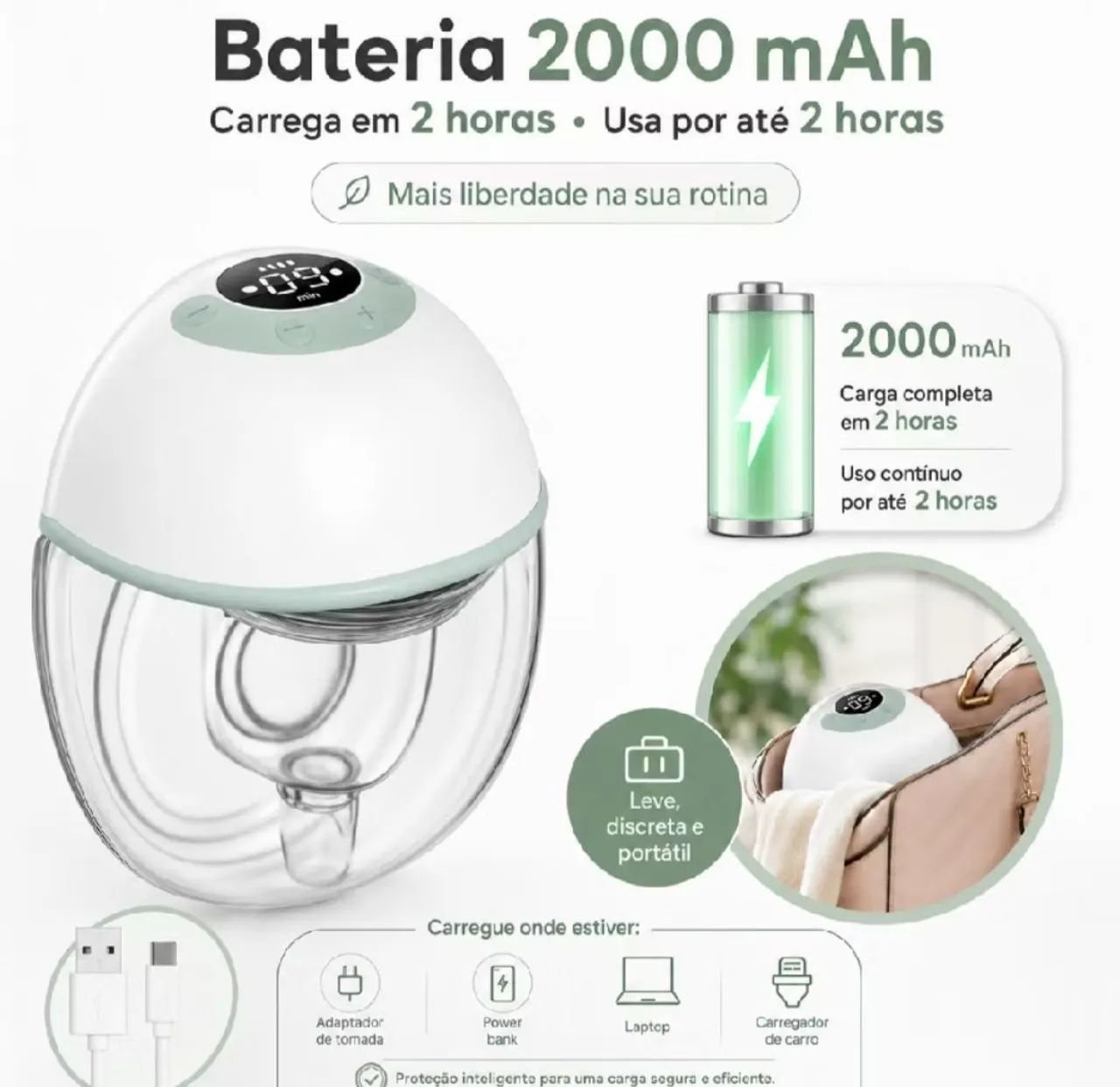 Bomba extratora de Leite  - Foto 4