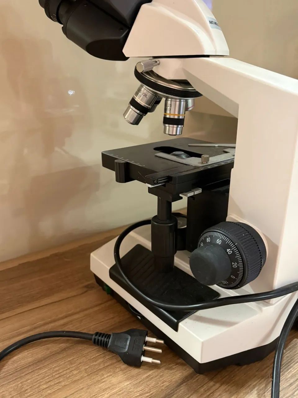 Microscópio Binocular Olen/kasvi K55-ba Branco - Foto 3