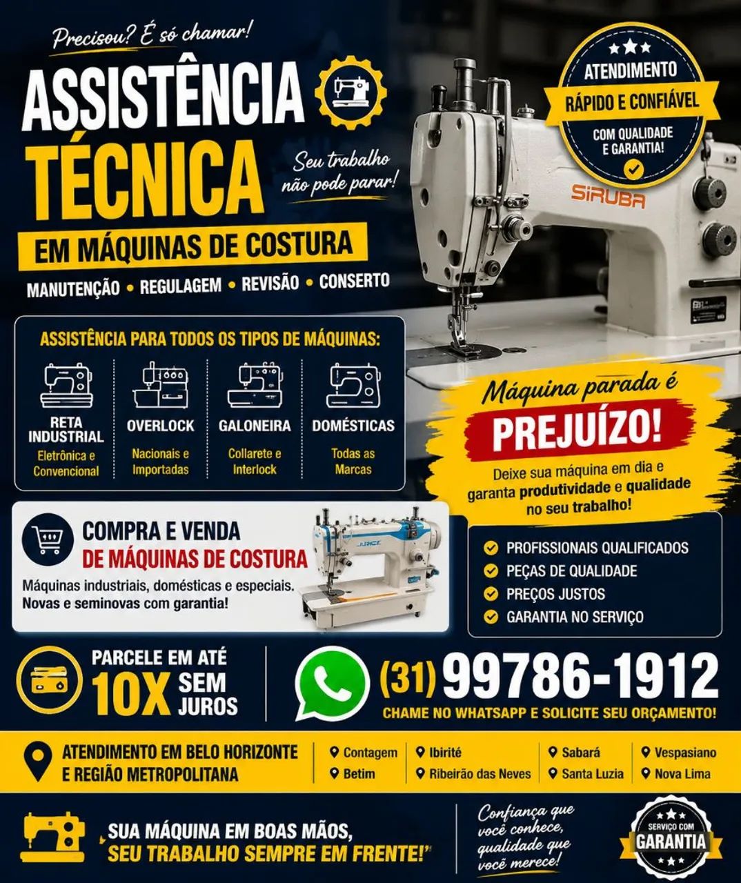 Máquinas de costura