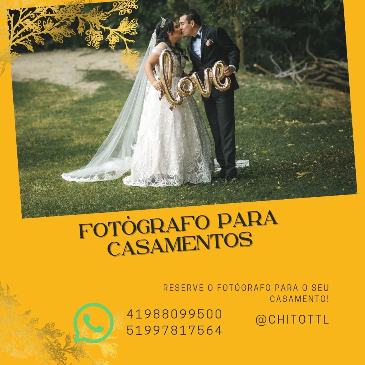 Fotografo para casamentos