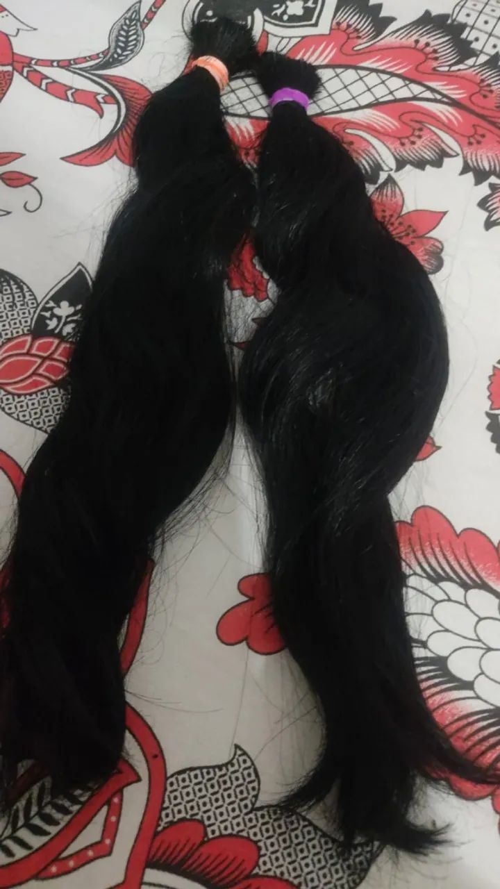 Cabelo humano natural preto