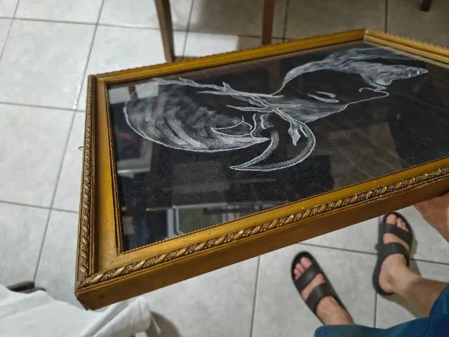 quadro de fundo veludo - Foto 2