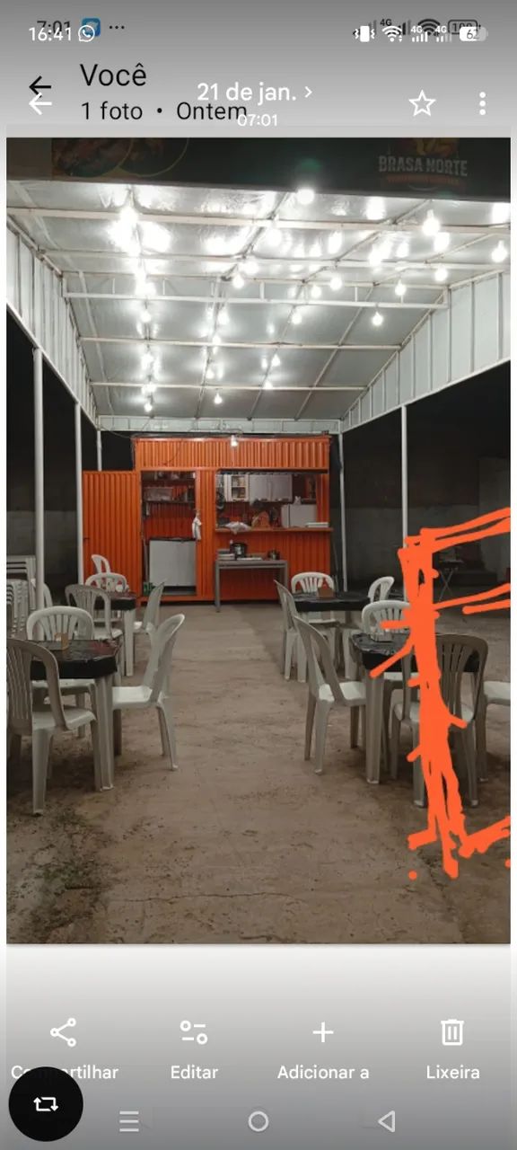 Container  com  Tenda ( Food) - Foto 2