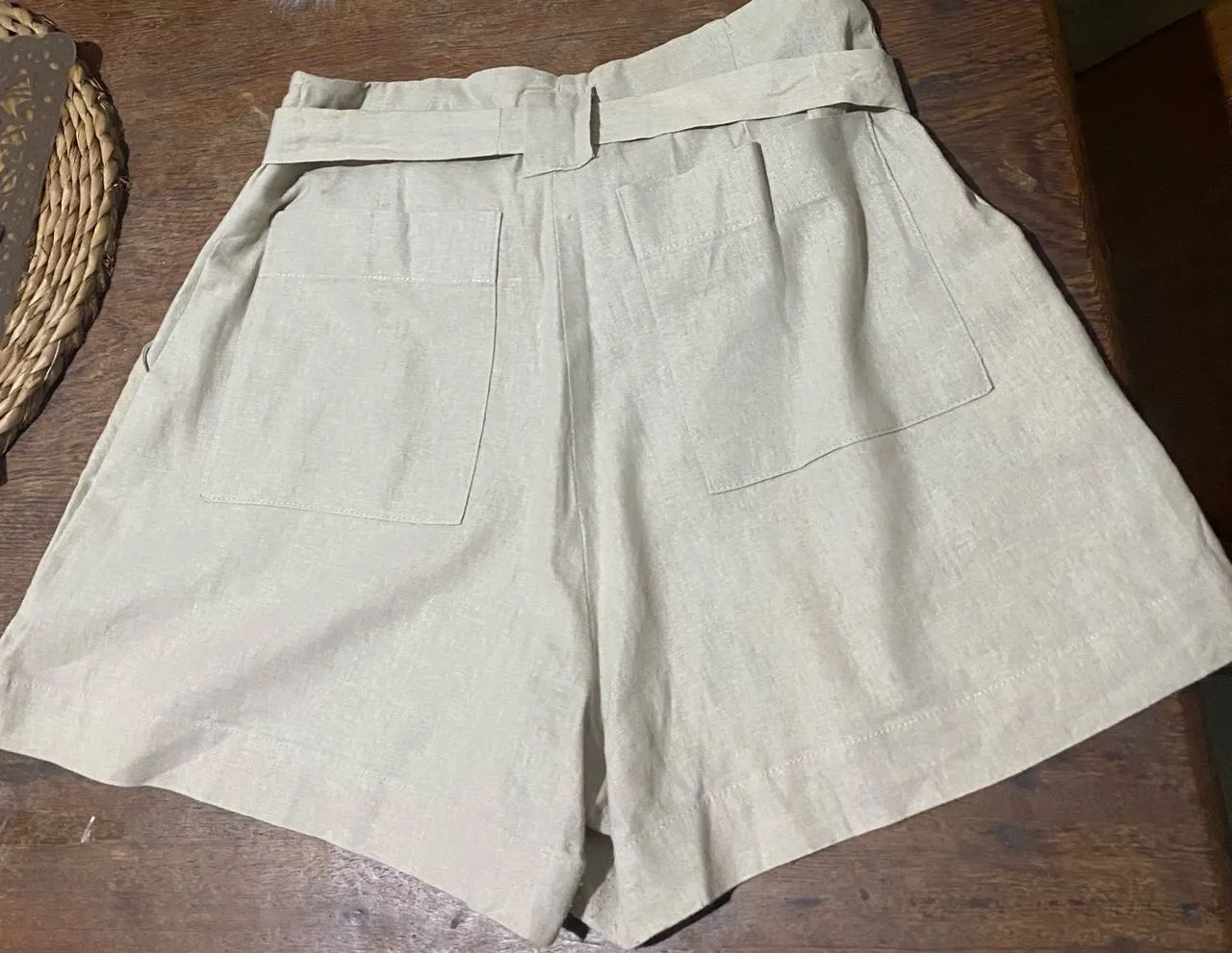 Short de linho nunca usado P  - Foto 2