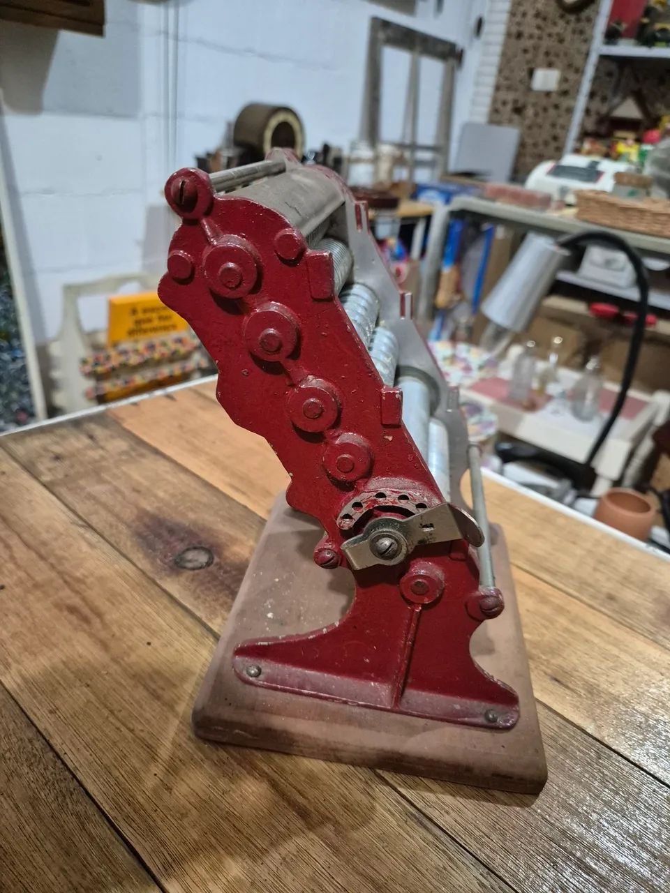 Máquina de macarrão antiga - Foto 4