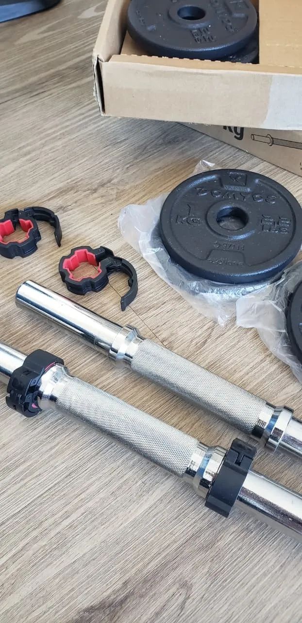 Halteres de Musculação 10kg - Corength Preto (2 conjunto completos) - Foto 3