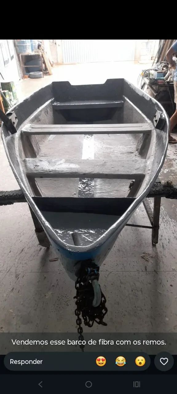 Barco de fibra
