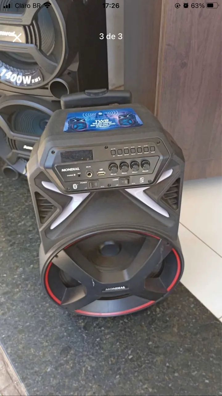 Caixas de som em oferta exclusiva, pra sair rápido, dividimos no cartão e no boleto! - Foto 3