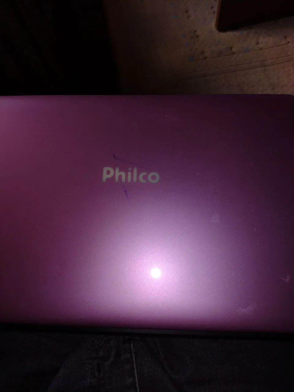 Notebook Philco com defeito na bateria 