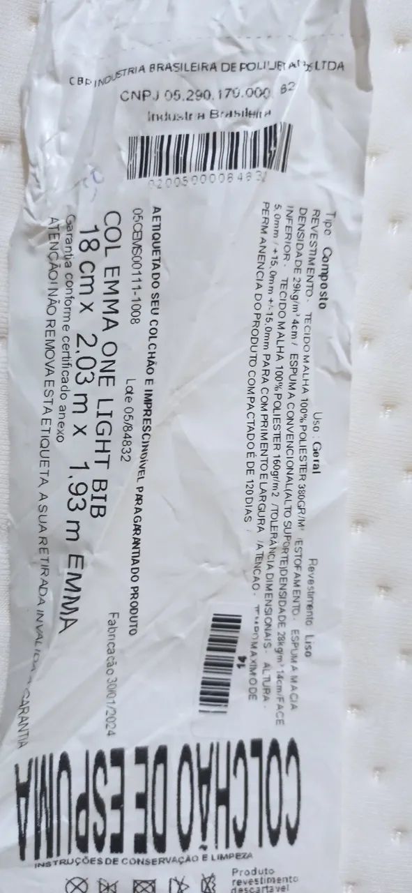 Cama King Size Sob Medida Pinus Tratado + Colchão Emma One Light + Pillow Top - Foto 4