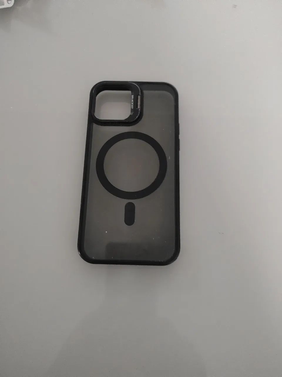capa para iPhone 14 Pro Max, preta, com anel magnético