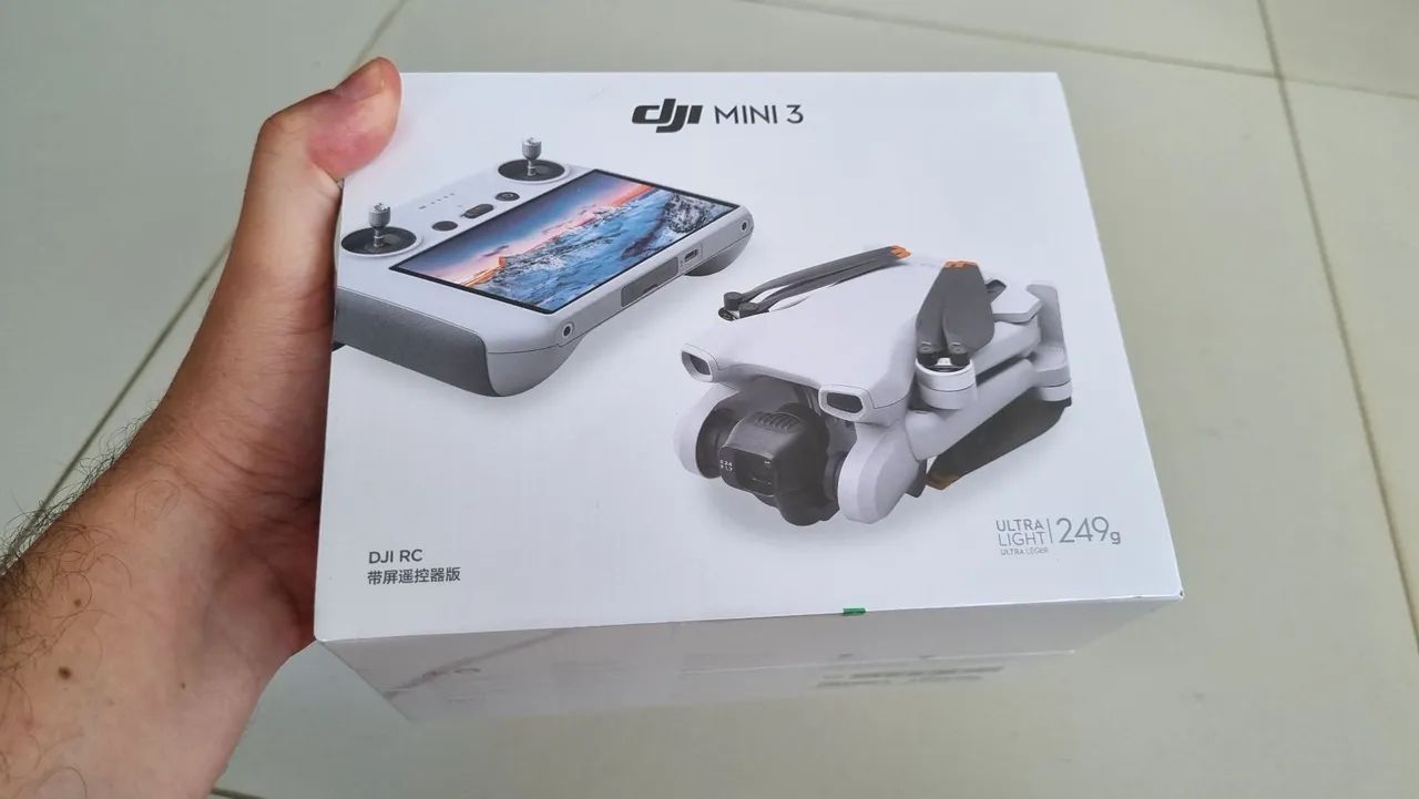 Drone Dji Mini 3 COM TELA, NOVO LACRADO  - Foto 3