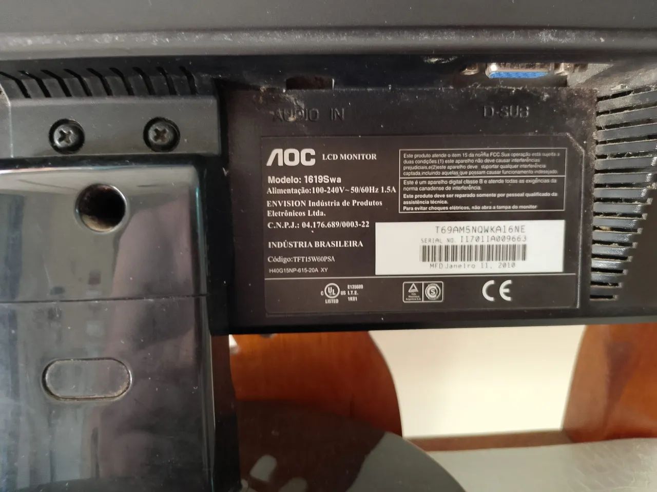 Monitor AOC 1619Swa - Foto 4