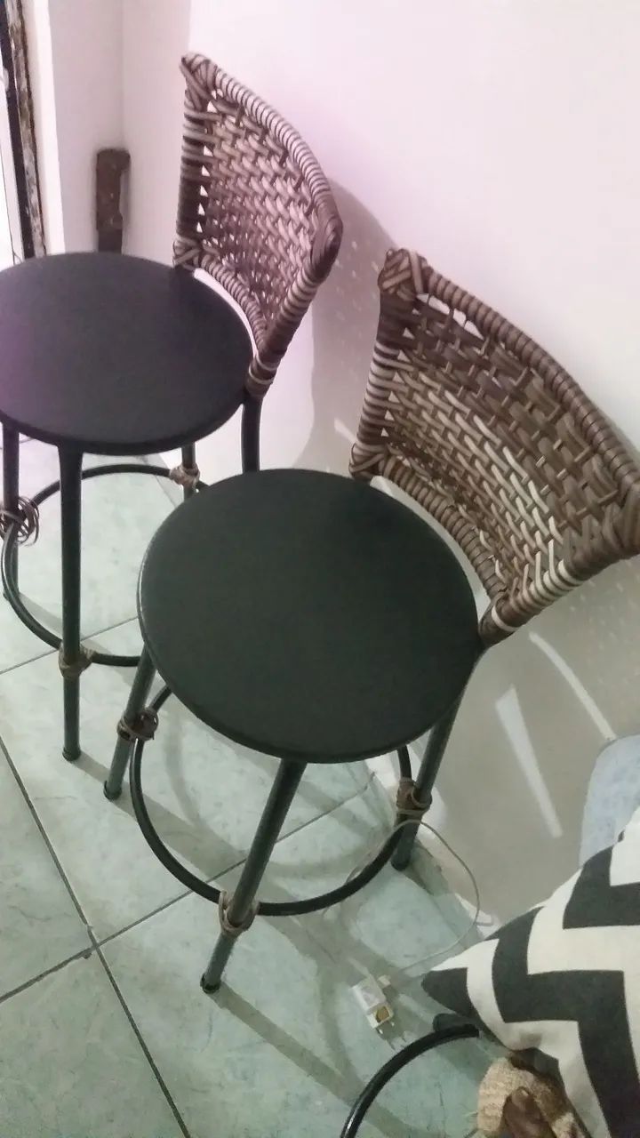 Kit 4 banquetas altas novas