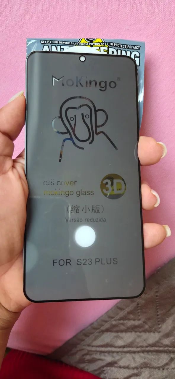 Película privacidade s23plus com biometria 