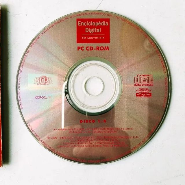 CD-Rom Enciclopédia Digital em Multimídia (Disco 1) - 1998 - Usado - Foto 3